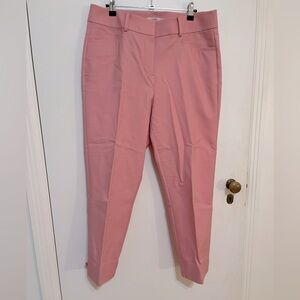 NWOT Loft Riviera Marisa Pink Pant Size 10